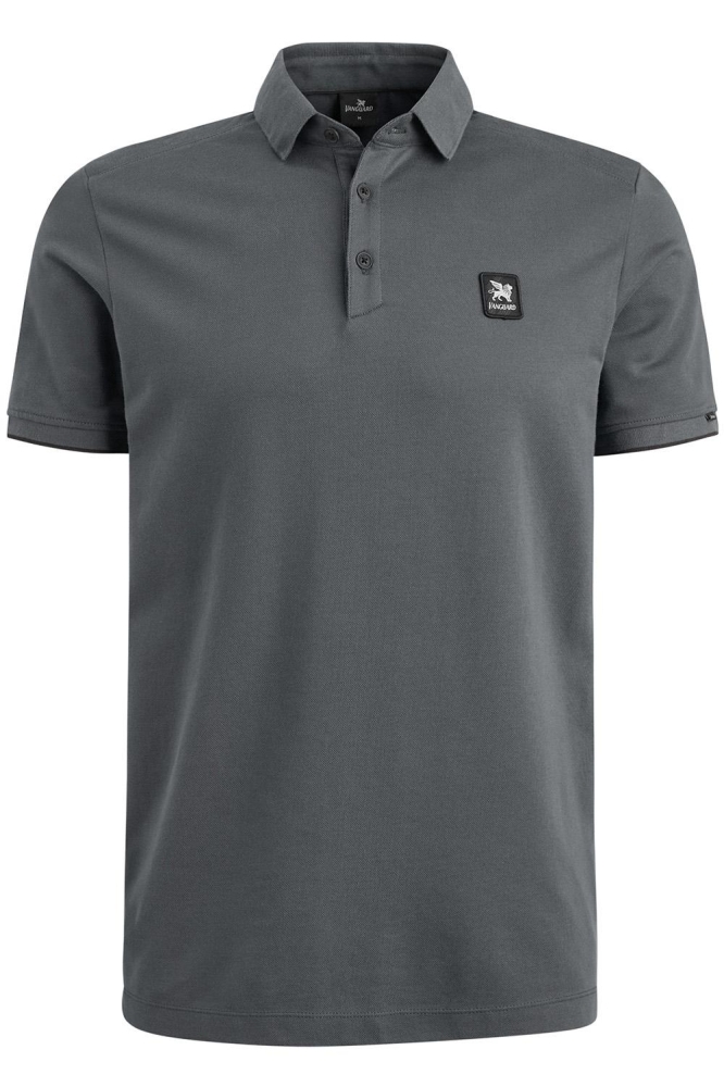 POLO VAN PIQUE MET STRETCH VPSS2504850 9076 DARK SLATE